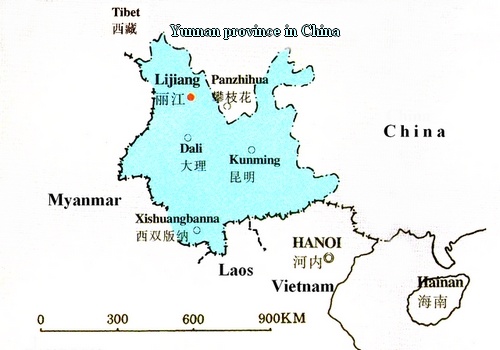 Yunnan province in China